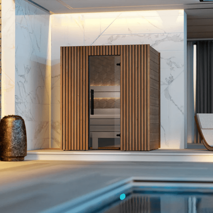 Leil Saunas Como 3 - 180, 3 - Person Indoor Sauna Kit - NW Immersion