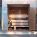 Leil Saunas Como 3 - 180, 3 - Person Indoor Sauna Kit - NW Immersion