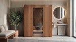 Leil Saunas Como 4 - 180, 4 - Person Indoor Sauna Kit - NW Immersion