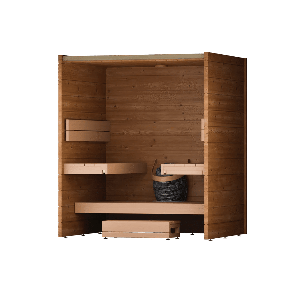Leil Saunas Como 4 - 180, 4 - Person Indoor Sauna Kit - NW Immersion