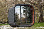 Leil Saunas Round Cube Mini, 4 - 5 Person Outdoor Sauna - NW Immersion