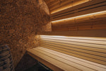 Leil Saunas Round Cube Single, 6 - 8 Person Outdoor Sauna - NW Immersion