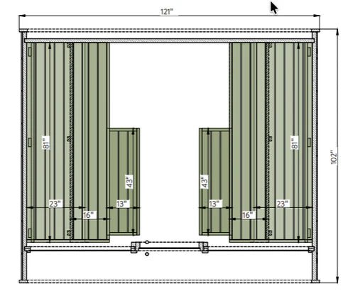 Leil Saunas Round Cube Single, 6 - 8 Person Outdoor Sauna - NW Immersion