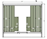 Leil Saunas Round Cube Single, 6 - 8 Person Outdoor Sauna - NW Immersion