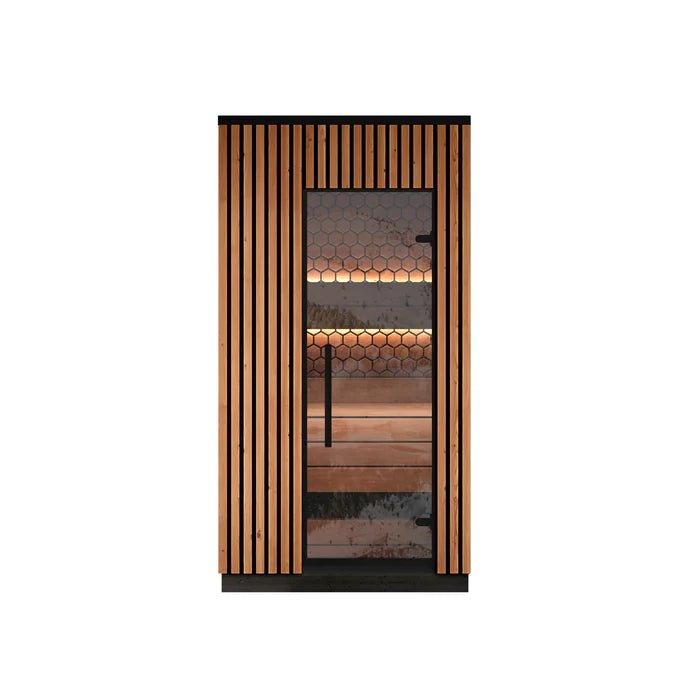 Leil Saunas Viva 120, 1 - Person Outdoor Sauna Kit - NW Immersion
