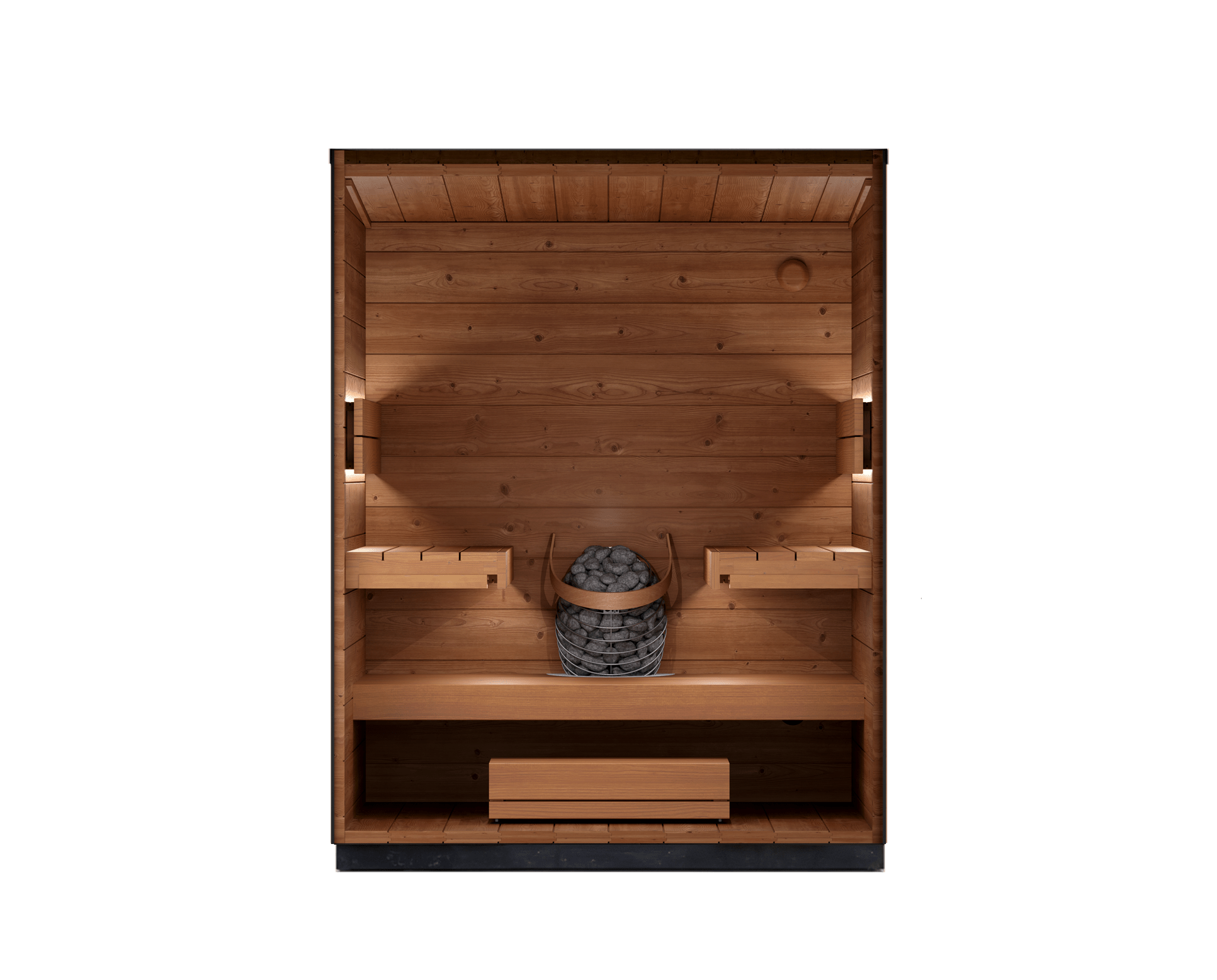 Leil Saunas Viva 180, 4-Person Outdoor Sauna - NW Immersion