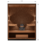 Leil Saunas Viva 180, 4-Person Outdoor Sauna - NW Immersion