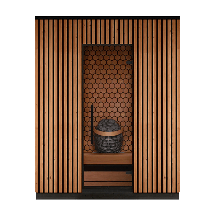 Leil Saunas Viva 180 4 - Person Outdoor Sauna Kit - NW Immersion