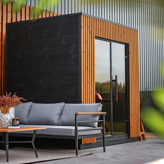 Leil Saunas Viva 210 4 - Person Outdoor Sauna Kit - NW Immersion