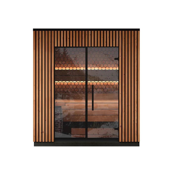 Leil Saunas Viva 210 4 - Person Outdoor Sauna Kit - NW Immersion