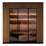Leil Saunas Viva 250 4 - Person Outdoor Sauna Kit - NW Immersion