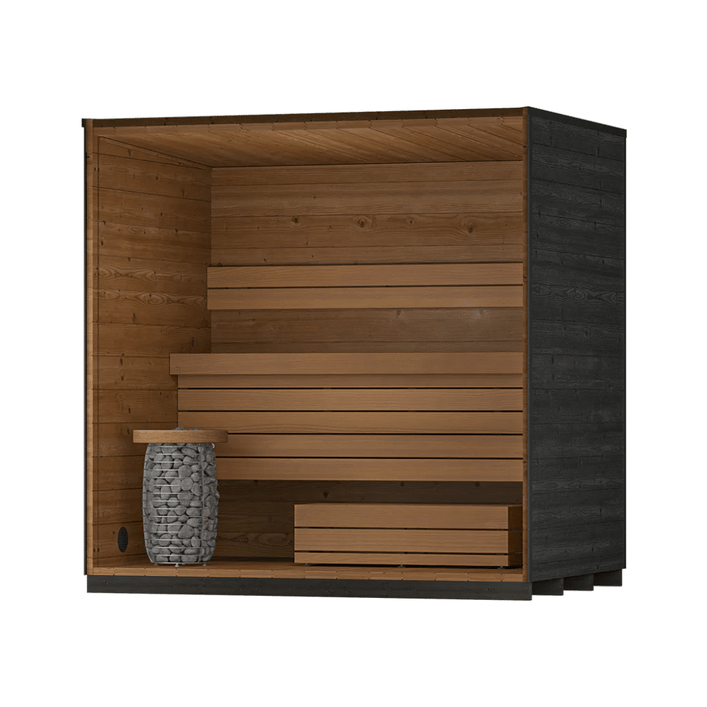 Leil Saunas Viva 250 4 - Person Outdoor Sauna Kit - NW Immersion