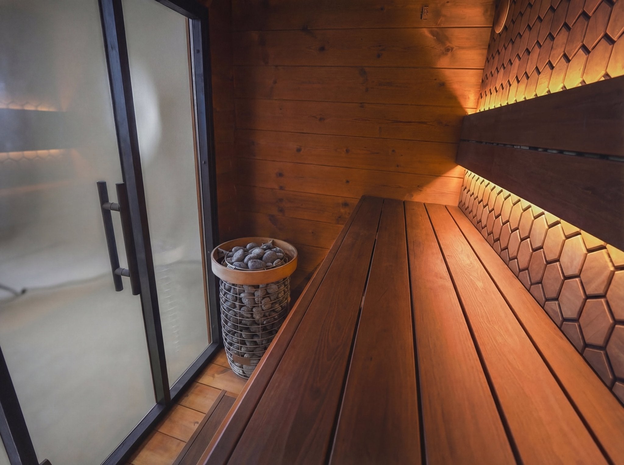 Leil Saunas Viva 250 4 - Person Outdoor Sauna Kit - NW Immersion
