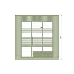 Leil Saunas Viva 250 4 - Person Outdoor Sauna Kit - NW Immersion