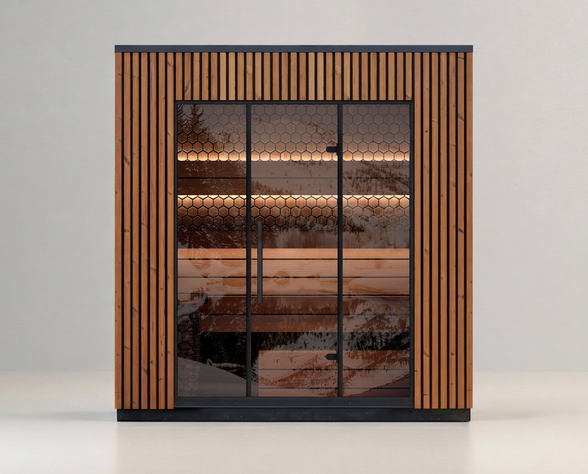 Leil Saunas Viva 250 4 - Person Outdoor Sauna Kit - NW Immersion