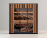 Leil Saunas Viva 250 4 - Person Outdoor Sauna Kit - NW Immersion