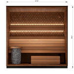 Leil Saunas Viva 250 4 - Person Outdoor Sauna Kit - NW Immersion