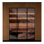 Leil Saunas Viva 250 4 - Person Outdoor Sauna Kit - NW Immersion