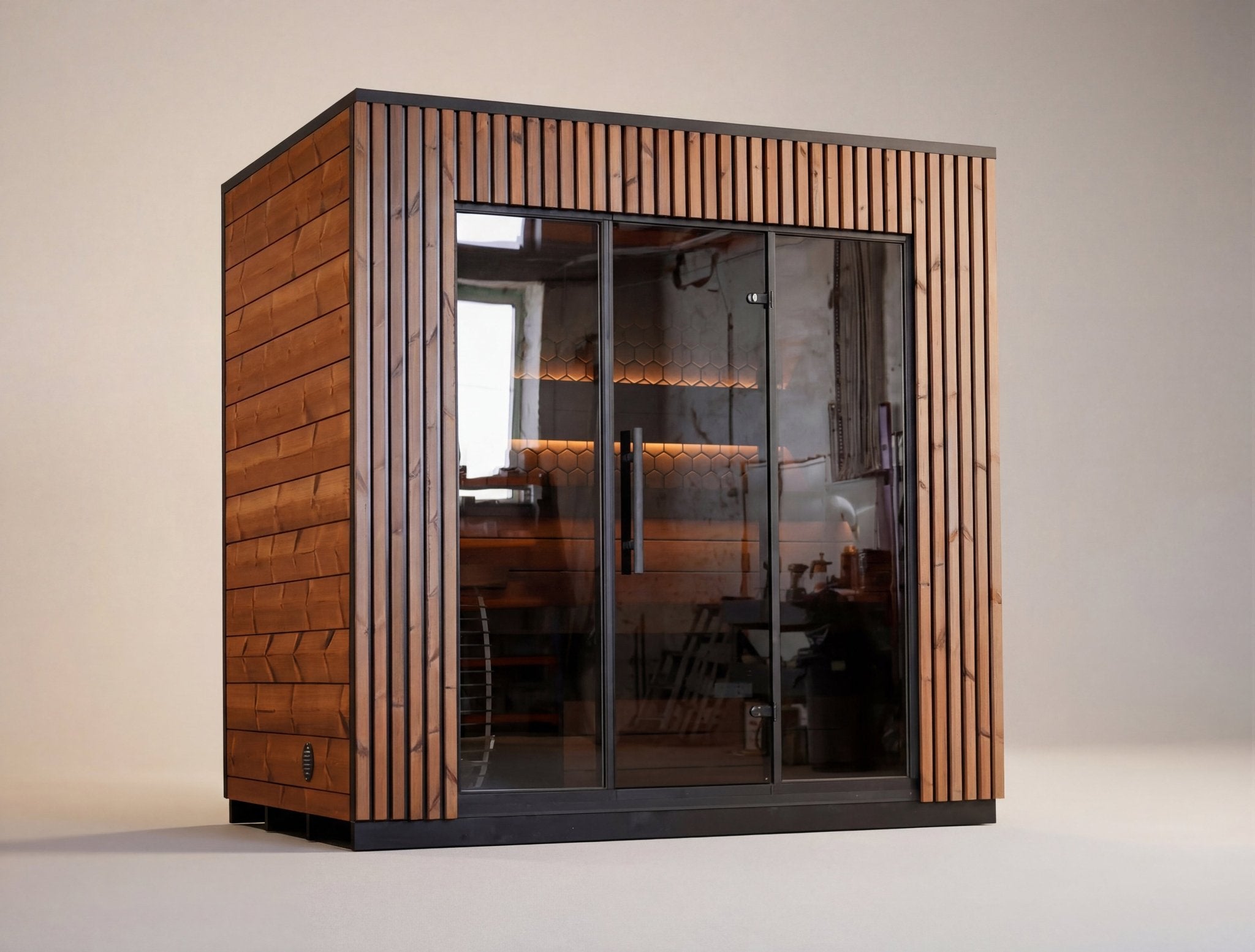 Leil Saunas Viva 250 4 - Person Outdoor Sauna Kit - NW Immersion