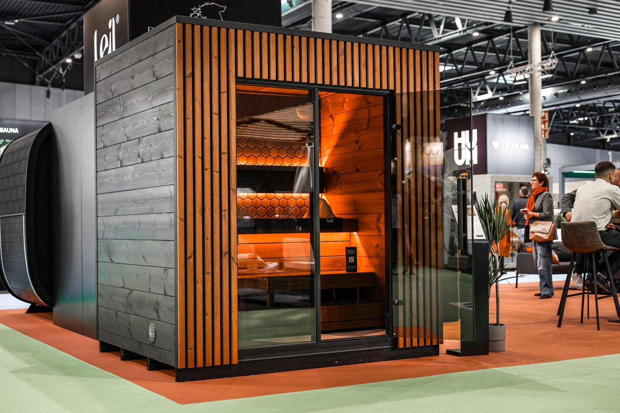 Leil Viva 210 4 Person Outdoor Sauna - NW Immersion