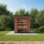 Leil Viva 210 4 Person Outdoor Traditional Finnish Sauna - NW Immersion