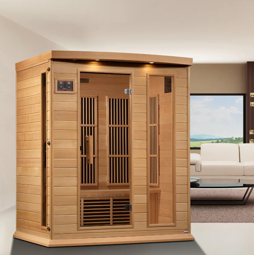 Maxxus 3 Person Near Zero EMF FAR IR Sauna - NW Immersion