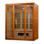 Maxxus "Alpine" Dual Tech 3 - Person Low EMF FAR Infrared Sauna Canadian Hemlock - NW Immersion