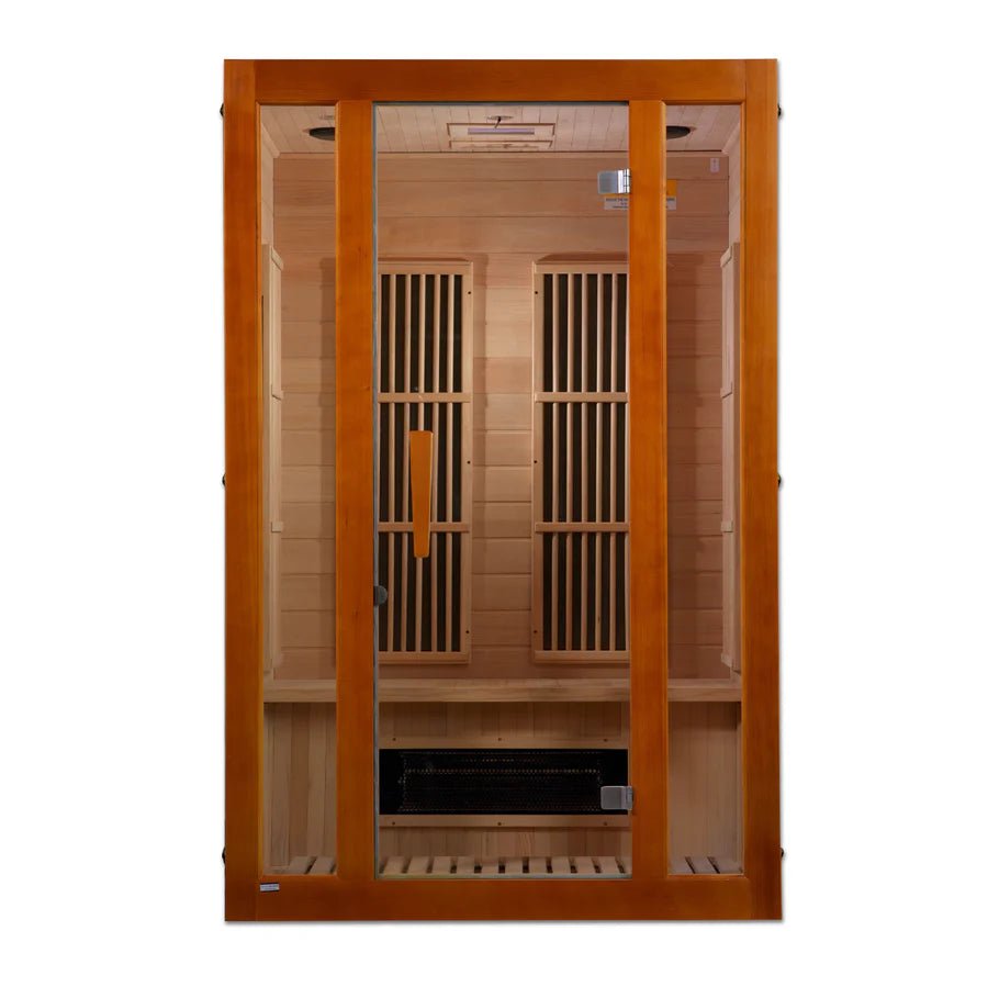 Maxxus "Aspen" Dual Tech 2 - Person Low EMF FAR Infrared Sauna Canadian Hemlock - NW Immersion