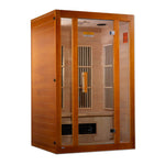 Maxxus "Aspen" Dual Tech 2 - Person Low EMF FAR Infrared Sauna Canadian Hemlock - NW Immersion