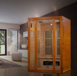 Maxxus "Aspen" Dual Tech 2 - Person Low EMF FAR Infrared Sauna Canadian Hemlock - NW Immersion