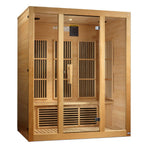 Maxxus "Bellevue" 3 Person Low EMF FAR Infrared Sauna Canadian Hemlock - NW Immersion