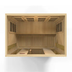 Maxxus Low EMF FAR 4-Person Infrared Sauna Canadian Hemlock — feature detail view