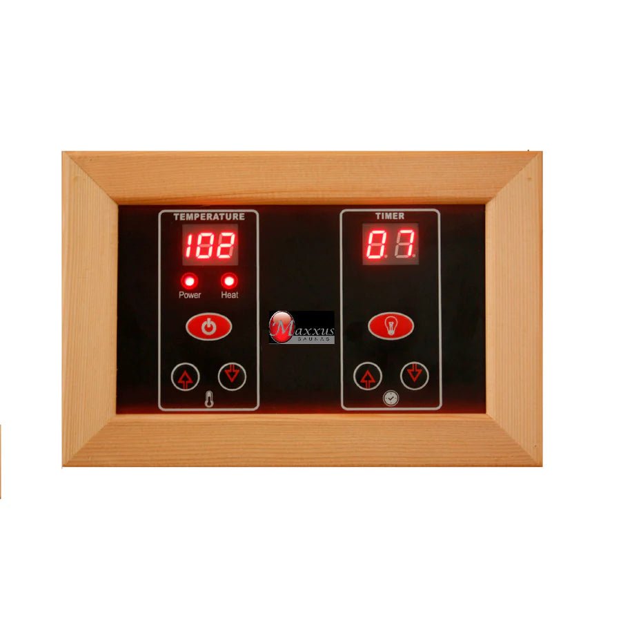 Maxxus Low EMF FAR Infrared Sauna Canadian Hemlock, 3 Person - NW Immersion
