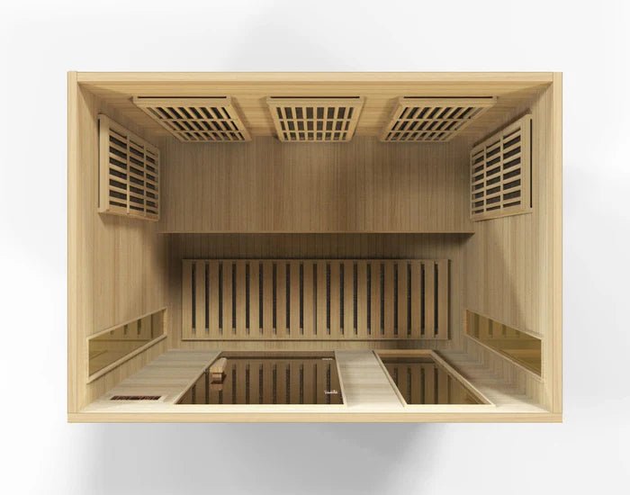Maxxus Low EMF FAR Infrared Sauna Canadian Hemlock, 3 Person - NW Immersion
