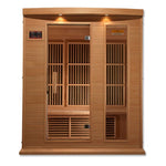 Maxxus Low EMF FAR Infrared Sauna Canadian Hemlock, 3 Person - NW Immersion
