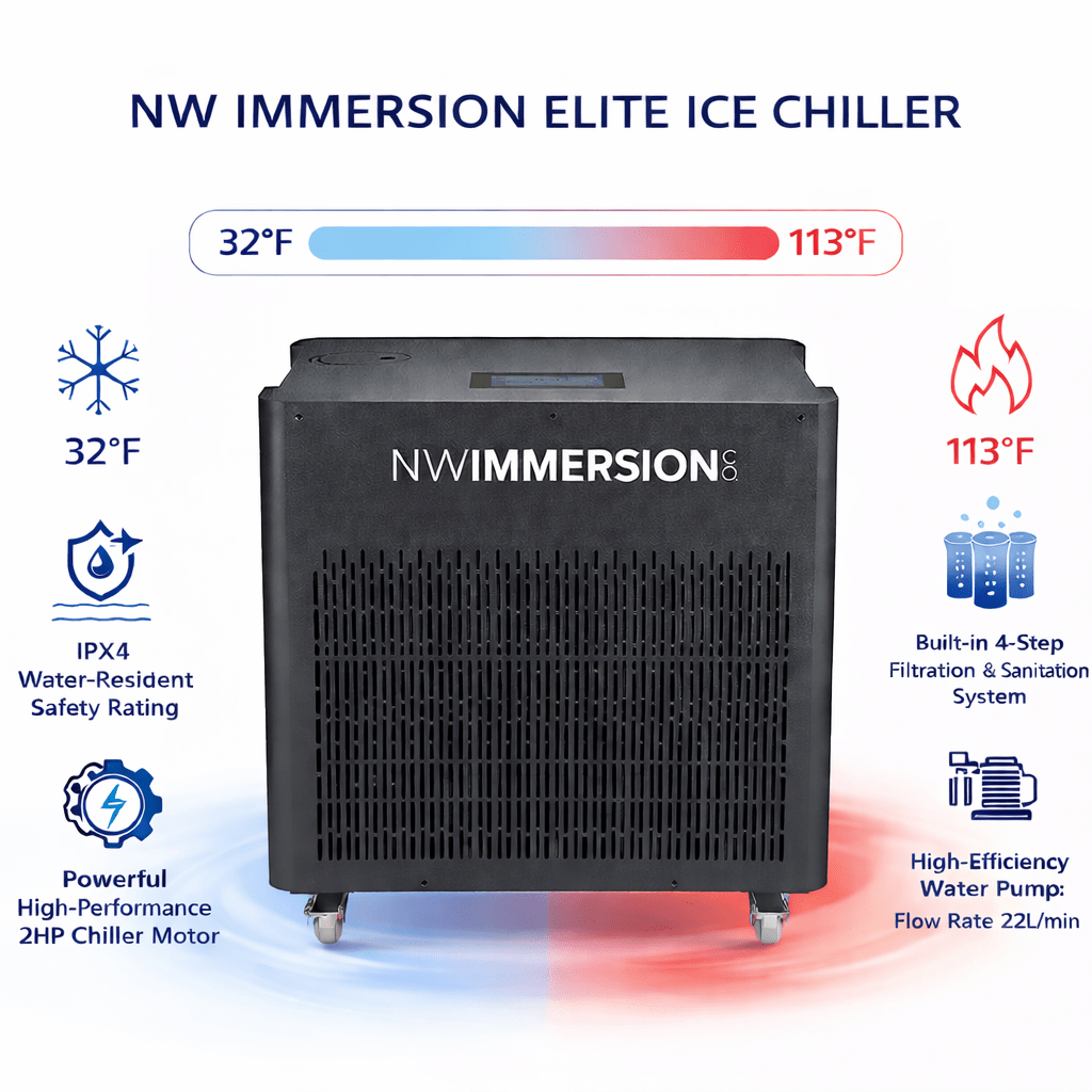 NW Immersion Elite ICE Chiller 2HP; 32° - 113° - NW Immersion