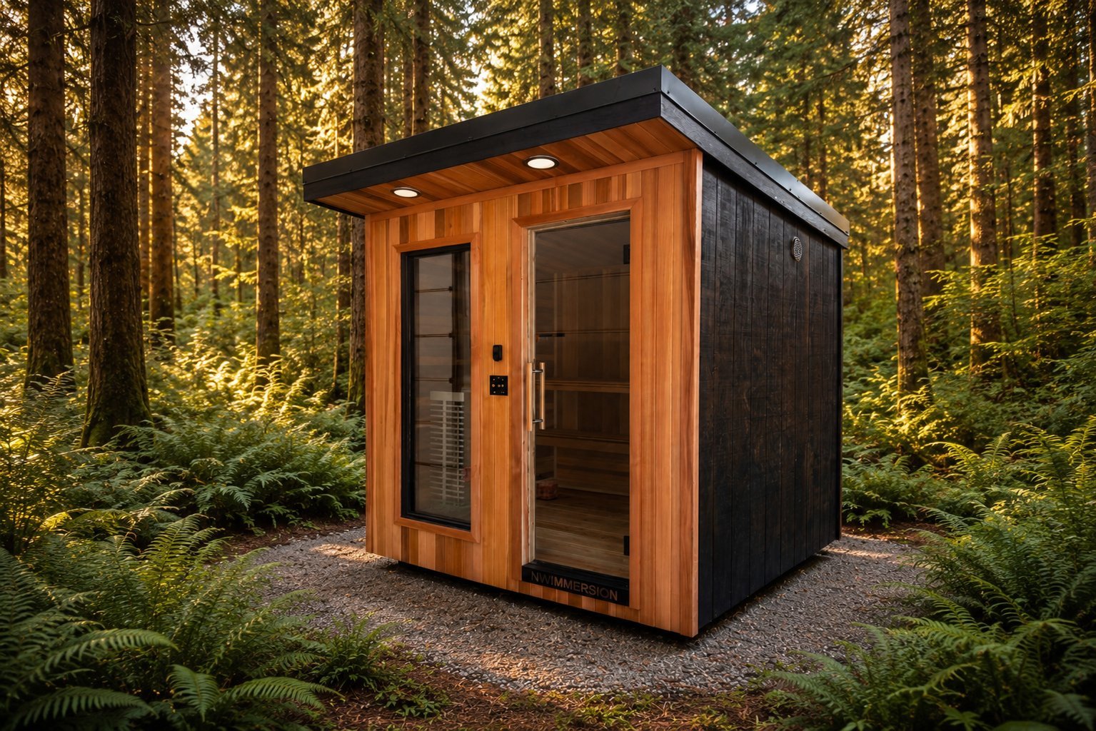NW Immersion Loowit Luxury Outdoor Sauna - NW Immersion