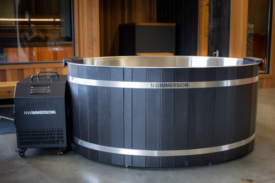 NW Immersion Matte Black Duo Plunge + Pro Chiller - NW Immersion