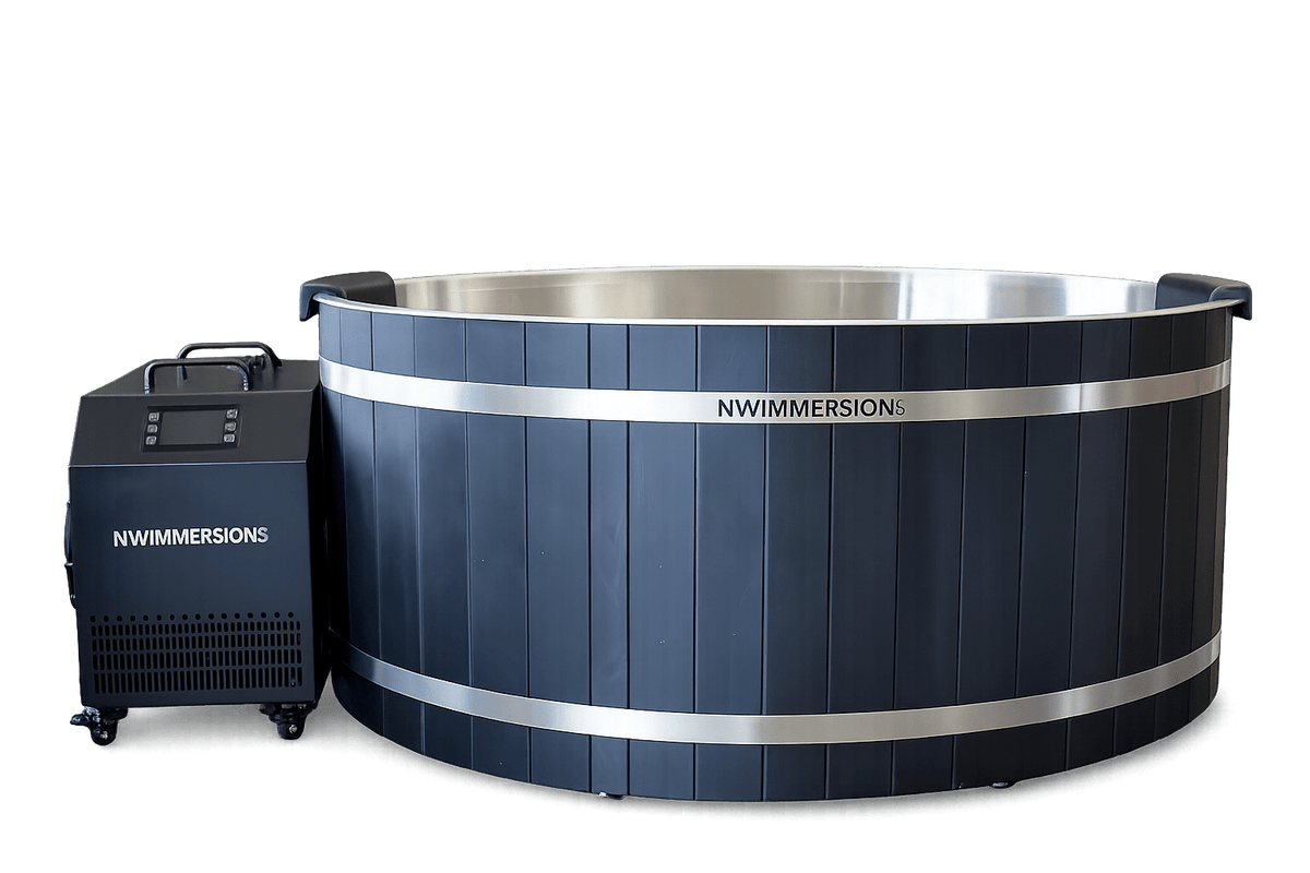 NW Immersion Matte Black Duo Plunge + Pro Chiller - NW Immersion