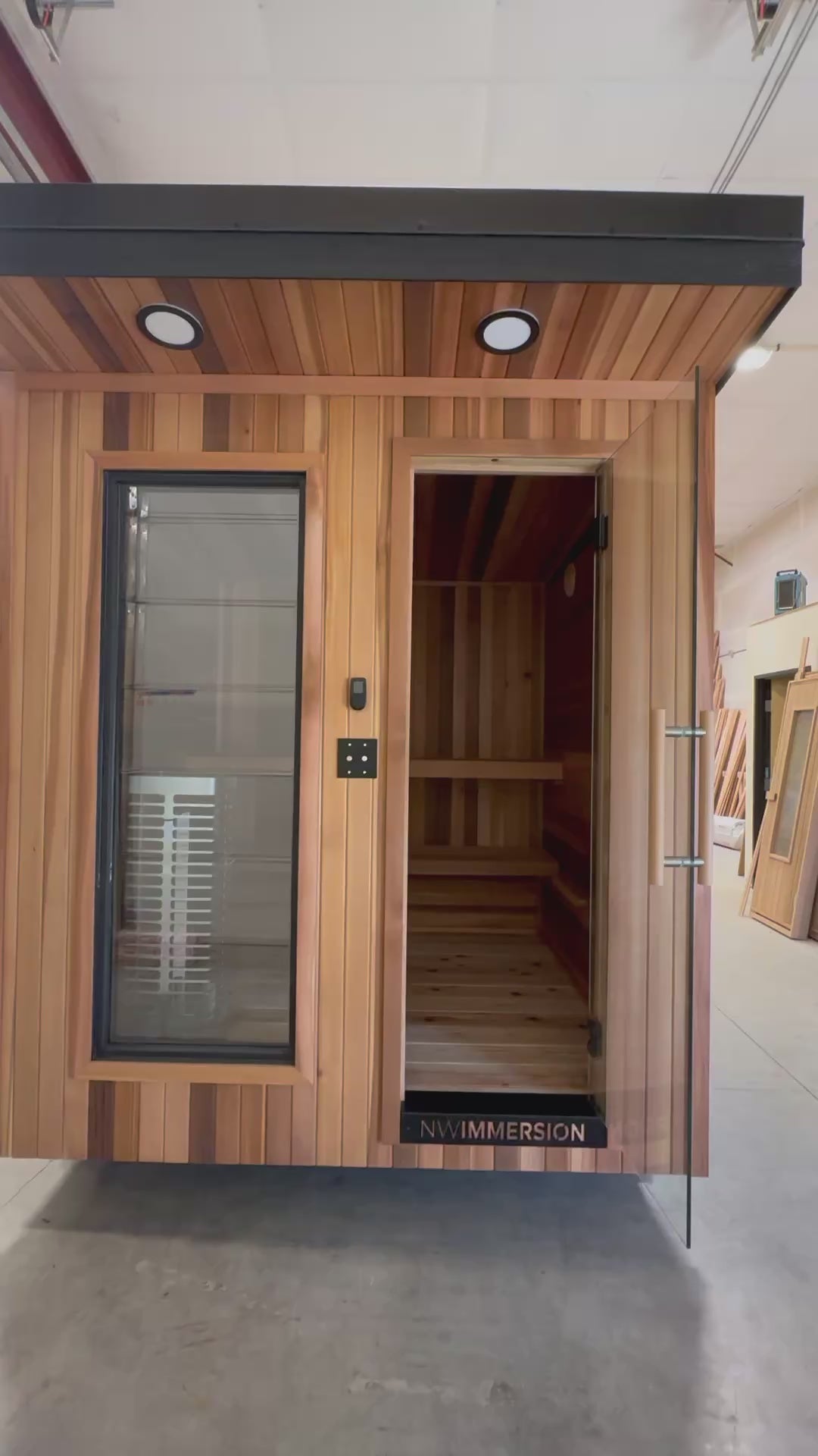 NW Immersion Loowit Outdoor Cedar Sauna