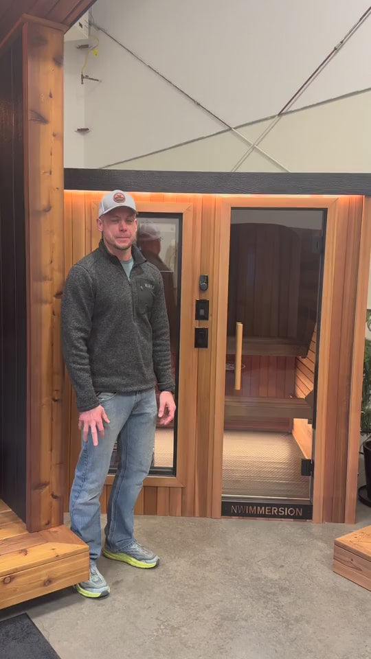 NW Immersion Garage Sauna – USA-Made WiFi Sauna