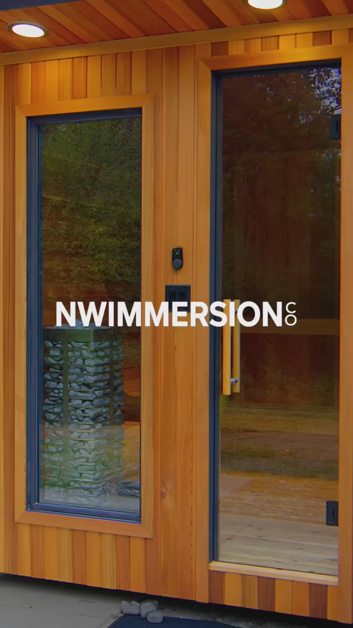NW Immersion Loowit Outdoor Cedar Sauna
