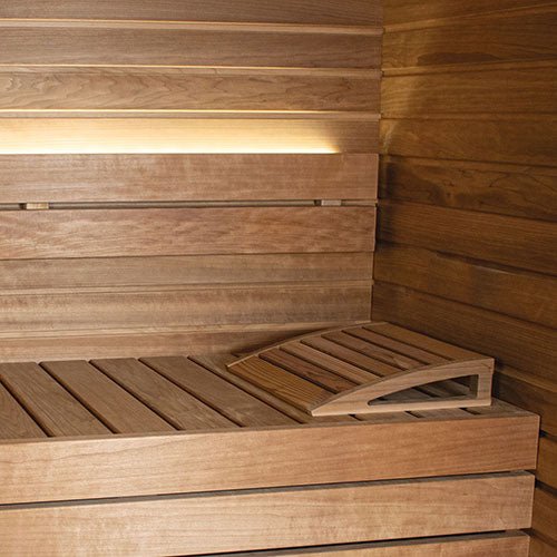 PROSAUNAS Ergonomic Wood Sauna Headrest - NW Immersion
