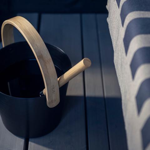 Rento Curved Handle Sauna Bucket — additional product view (2)