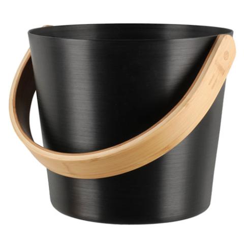 Rento Curved Handle Sauna Bucket — detail and material view (2)