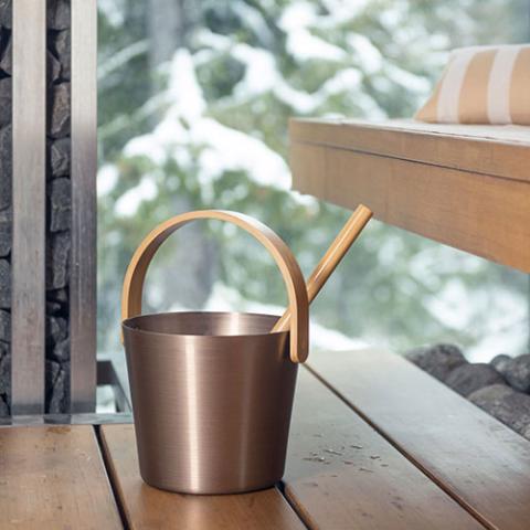 Rento Curved Handle Sauna Bucket — alternate view (3)