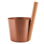 Rento Finnish Sauna Bucket – 5L Aluminum Sauna Water Bucket - NW Immersion