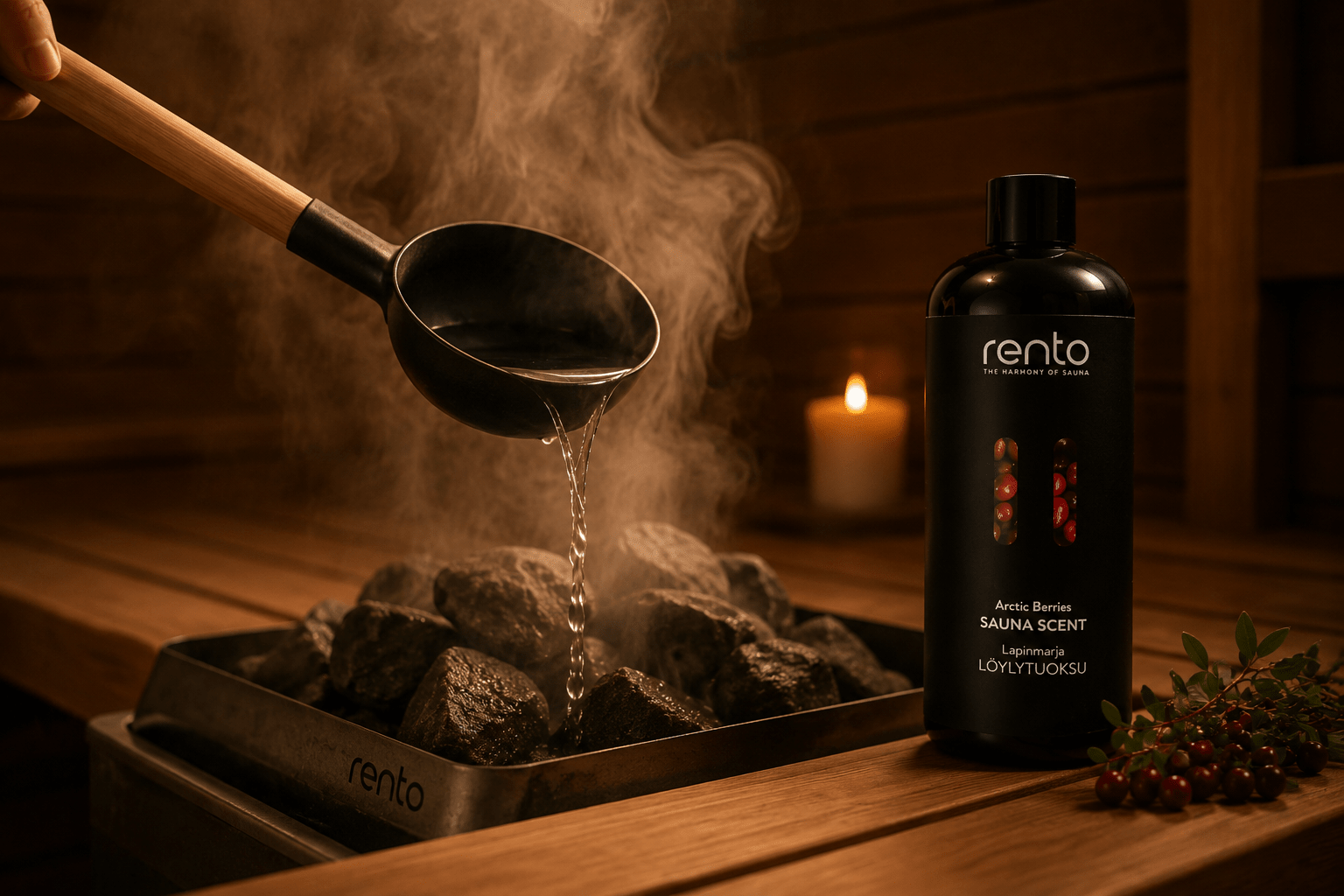 Rento Finnish Sauna Scent – Arctic Berries, 400mL - NW Immersion