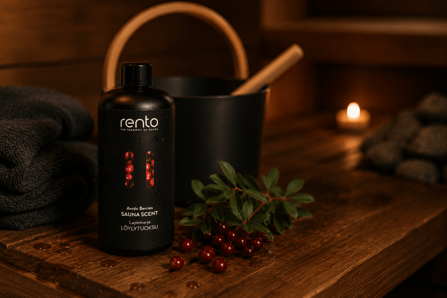 Rento Finnish Sauna Scent – Arctic Berries, 400mL - NW Immersion