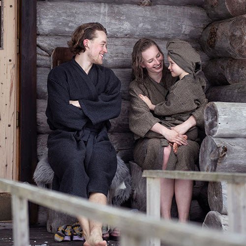 Rento Kenno Recycled Cotton Sauna Robe - NW Immersion